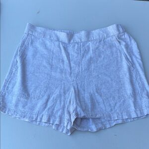 Banana Republic Heathered Tan Linen Shorts